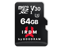 GOODRAM IRDM 64GB MICRO CARD UHS I U3 + adapter - 604914 - zdjęcie 1